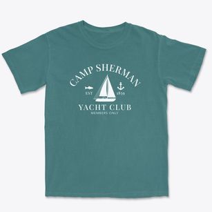 Camp Sherman Oregon Yacht Club Premium Heavyweight T-shirt