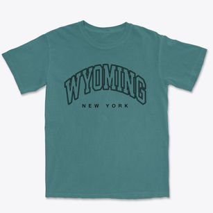 Wyoming New York Inline Premium Heavyweight T-shirt