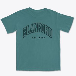 Blanford Indiana Inline Premium Heavyweight T-shirt