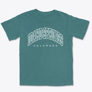 Idaho Springs Colorado Inline Premium Heavyweight T-shirt