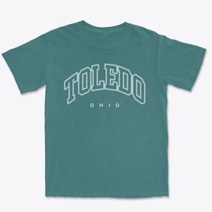 Toledo Ohio Inline Premium Heavyweight T-shirt