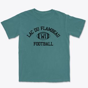 Lac Du Flambeau Wisconsin Football Premium Heavyweight T-shirt