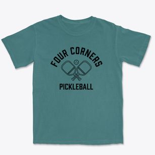Four Corners Texas Pickleball Premium Heavyweight T-shirt