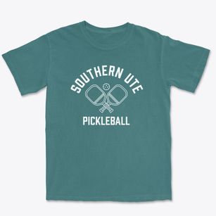 Southern Ute Colorado Pickleball Premium Heavyweight T-shirt