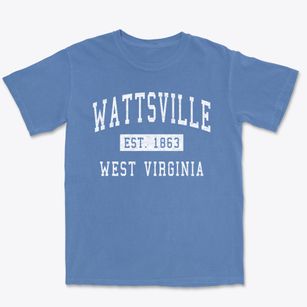 Wattsville West Virginia Classic Established Premium Heavyweight T-shirt