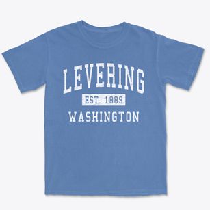 Levering Washington Classic Established Premium Heavyweight T-shirt