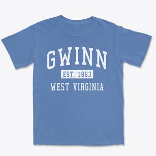 Gwinn West Virginia Classic Established Premium Heavyweight T-shirt