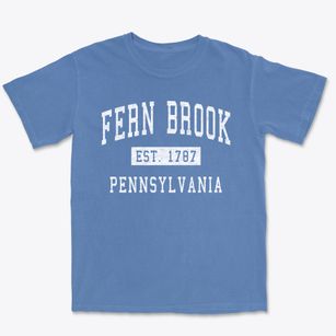 Fern Brook Pennsylvania Classic Established Premium Heavyweight T-shirt