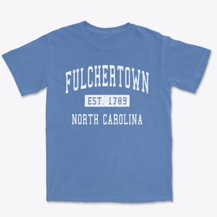 Fulchertown North Carolina Classic Established Premium Heavyweight T-shirt
