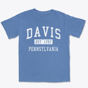 Davis Pennsylvania Classic Established Premium Heavyweight T-shirt