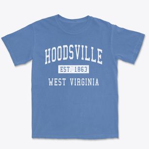 Hoodsville West Virginia Classic Established Premium Heavyweight T-shirt