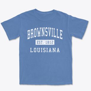 Brownsville Louisiana Classic Established Premium Heavyweight T-shirt