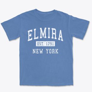 Elmira New York Classic Established Premium Heavyweight T-shirt