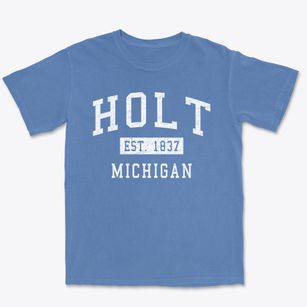 Holt Michigan Classic Established Premium Heavyweight T-shirt
