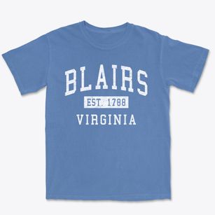 Blairs Virginia Classic Established Premium Heavyweight T-shirt
