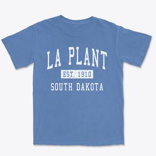 La Plant South Dakota Classic Established Premium Heavyweight T-shirt