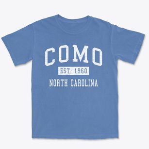Como North Carolina Classic Established Premium Heavyweight T-shirt