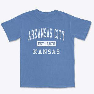 Arkansas City Kansas Classic Established Premium Heavyweight T-shirt