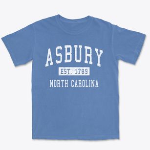 Asbury North Carolina Classic Established Premium Heavyweight T-shirt