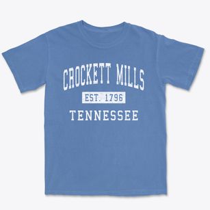 Crockett Mills Tennessee Classic Established Premium Heavyweight T-shirt