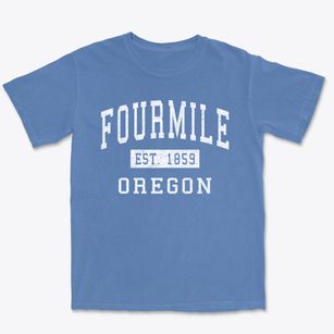 Fourmile Oregon Classic Established Premium Heavyweight T-shirt