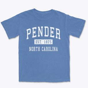 Pender North Carolina Classic Established Premium Heavyweight T-shirt