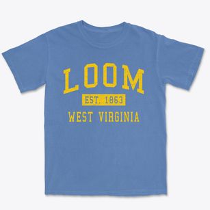 Loom West Virginia Classic Established Premium Heavyweight T-shirt