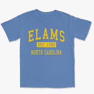Elams North Carolina Classic Established Premium Heavyweight T-shirt