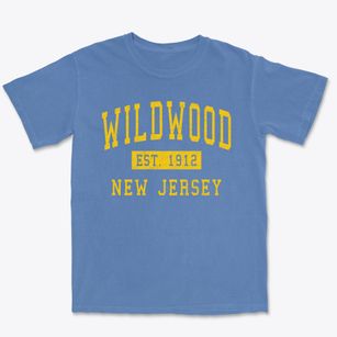Wildwood New Jersey Classic Established Premium Heavyweight T-shirt