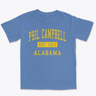 Phil Campbell Alabama Classic Established Premium Heavyweight T-shirt
