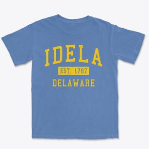 Idela Delaware Classic Established Premium Heavyweight T-shirt