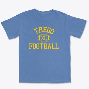 Trego Community High School Classic Football Premium Heavyweight T-shirt