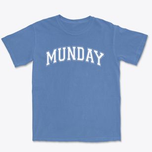 Munday Elementary School Varsity Arch Premium Heavyweight T-shirt