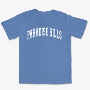 Paradise Hills Elementary School Varsity Arch Premium Heavyweight T-shirt