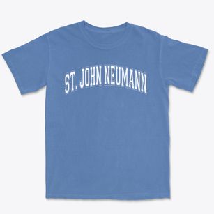 St. John Neumann Catholic High School Varsity Arch Premium Heavyweight T-shirt