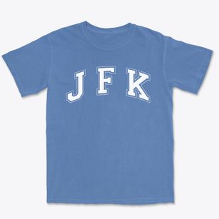 J F Kennedy Montessouri School Varsity Arch Premium Heavyweight T-shirt