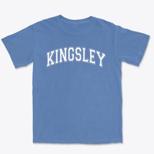 Kingsley Montessori School Varsity Arch Premium Heavyweight T-shirt