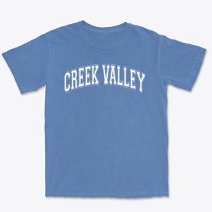 Creek Valley Elementary School Varsity Arch Premium Heavyweight T-shirt
