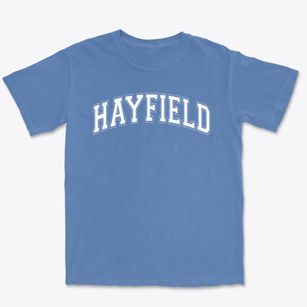 Hayfield Community School Varsity Arch Premium Heavyweight T-shirt