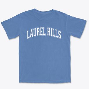 Laurel Hills Elementary School Varsity Arch Premium Heavyweight T-shirt