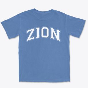 Zion Lutheran School Varsity Arch Premium Heavyweight T-shirt