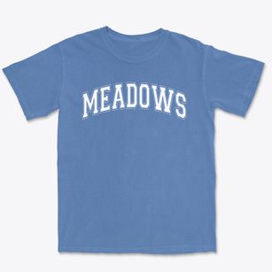 Meadows Elementary School Varsity Arch Premium Heavyweight T-shirt