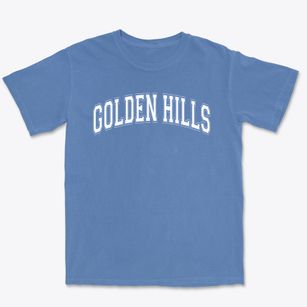 Golden Hills Elementary School Varsity Arch Premium Heavyweight T-shirt