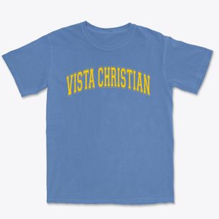 Vista Christian School Varsity Arch Premium Heavyweight T-shirt