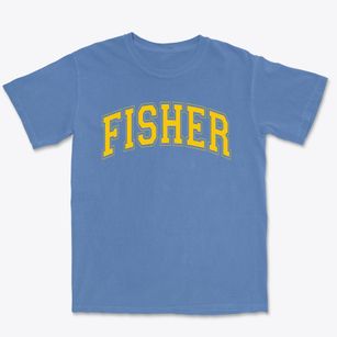 Fisher Elementary School Varsity Arch Premium Heavyweight T-shirt
