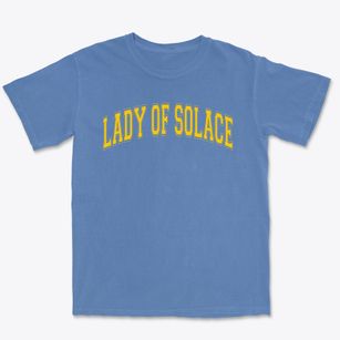 Our Lady Of Solace School Varsity Arch Premium Heavyweight T-shirt