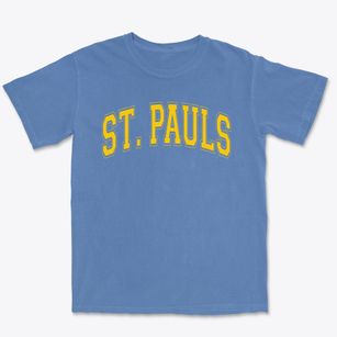 Saint Pauls Elementary School Varsity Arch Premium Heavyweight T-shirt
