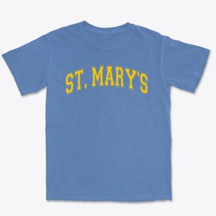 Saint Mary's Public School Varsity Arch Premium Heavyweight T-shirt
