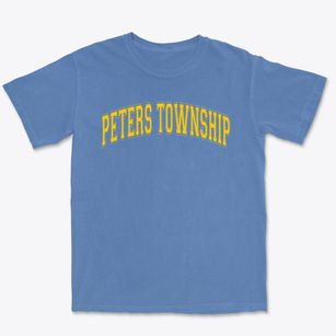 Peters Township Middle School Varsity Arch Premium Heavyweight T-shirt