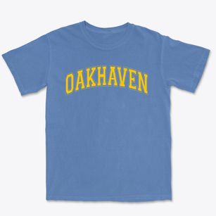 Oakhaven High School Varsity Arch Premium Heavyweight T-shirt
